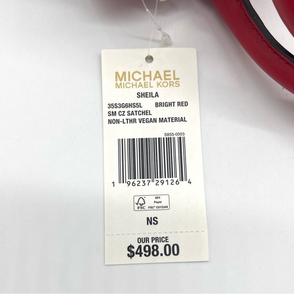 Michael Kors Sheila Small Satchel Crossbody Bag - Picture 9 of 9